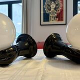 Pair of handmade ceramic wall sconces