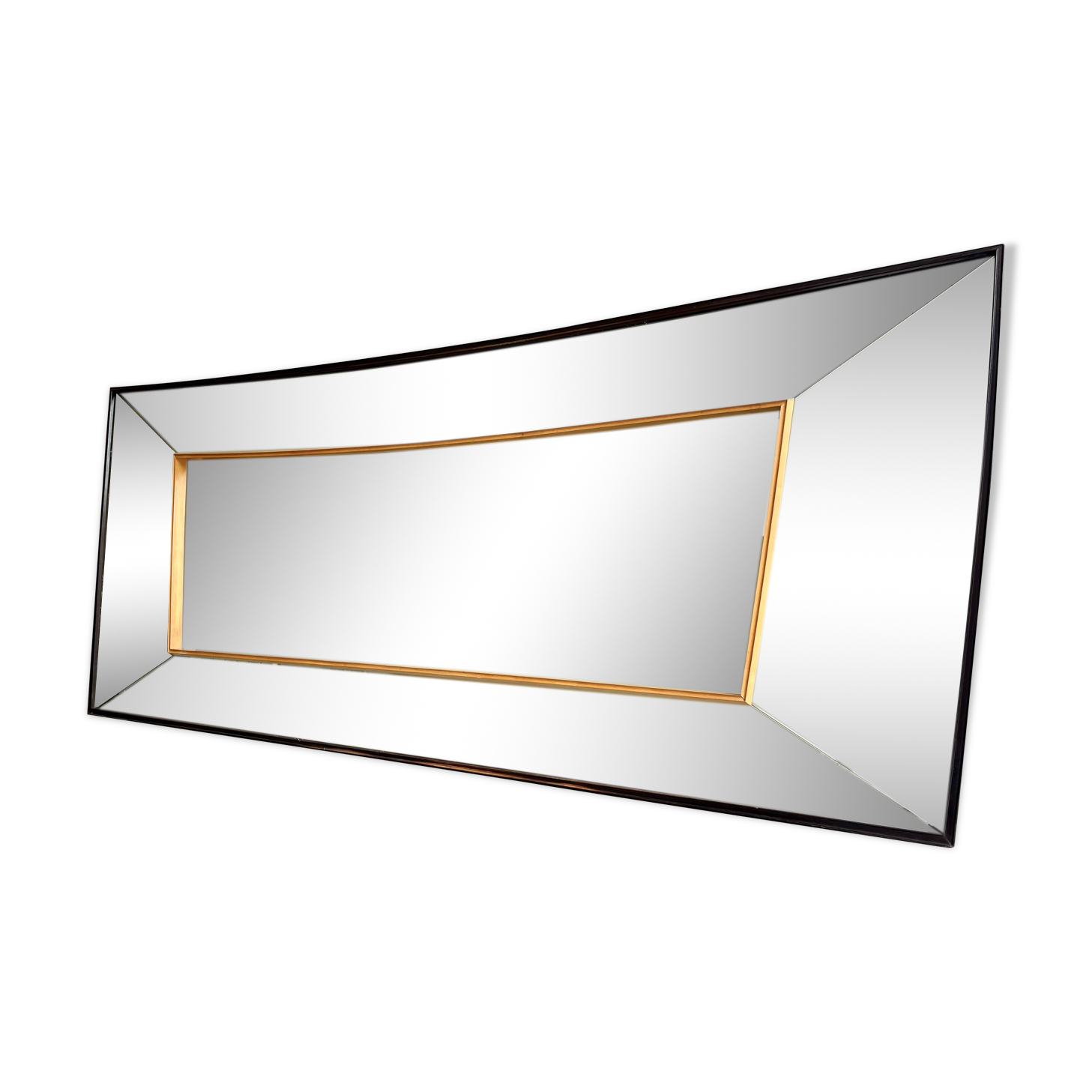 Large vintage wall mirror
