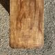 Solid wood bench, French artisanal craftsmanship.