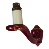 Pair of porcelain sconces 50s reds