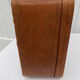 Vintage leather suitcase