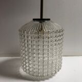 Suspension en verre et laiton