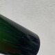 3x bouteilles en vert &bleu comme base pour lampes