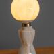 Pair of glass table lamps, 1970s–80s