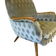 Fauteuil cocktail vintage bleu clair / fauteuil / fauteuil une place