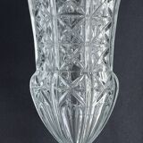Vintage cast glass vase