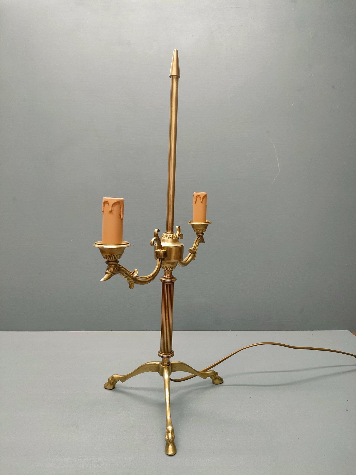 Napoleon III style zoomorphic lamp foot