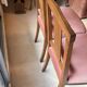 Lot de 2 chaises en bois assise rembourrée