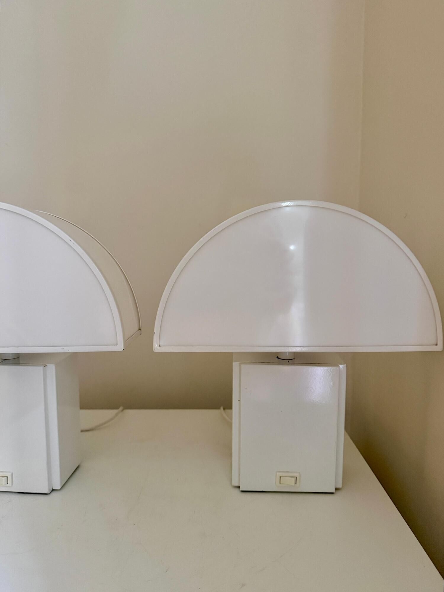 Pair of "Olympe" lamps by Harvey Guzzini for ED
