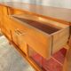 Sideboard 1960 diamond marquetry and showcase 180x45