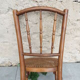 Bistro chair sitting canus