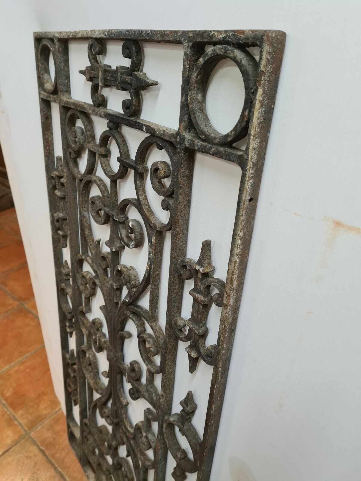 Cast iron door grille
