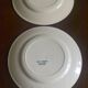2 flat plates Salins "Little Trianon"