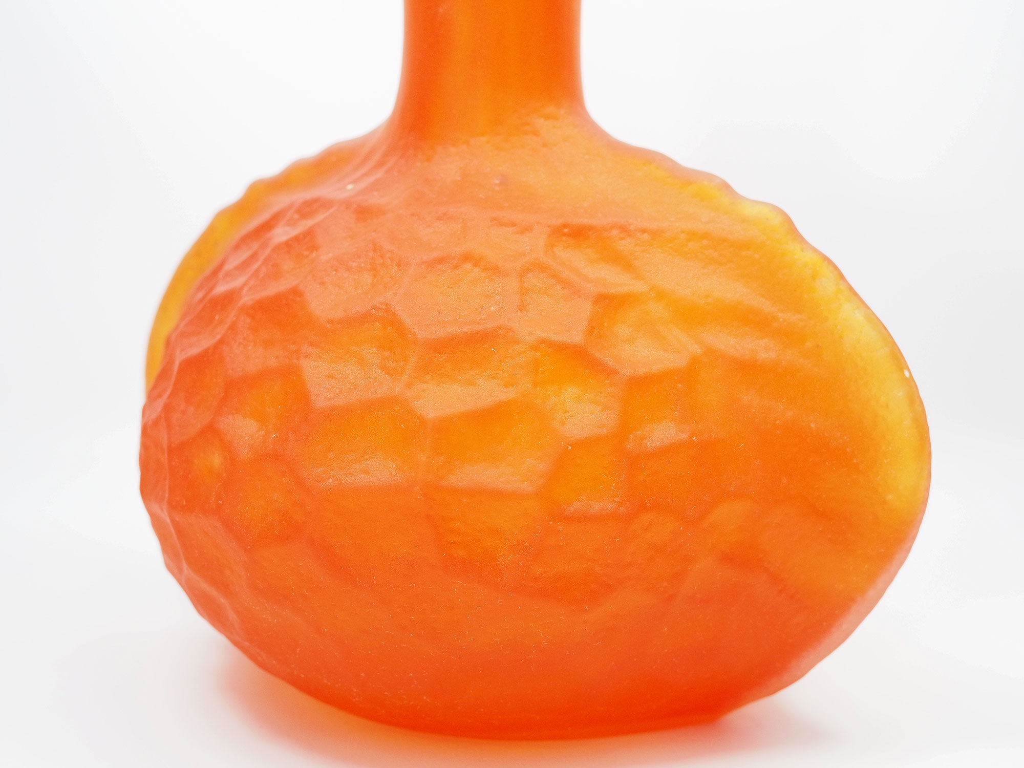 French Art Nouveau Vase in Glass Paw - 1900s