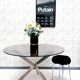 70s Glass roundtable