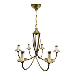 Lustre 6 lumières en - bronze