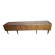 Scandinavian low sideboard from the 60s in teak