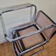 Pair of chairs designed Bauhaus style, 80s, made in Italy