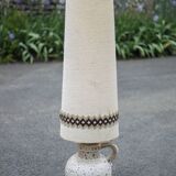 Vintage Germany 486-38 floor lamp, Scheurich XL lamp, ceramic floor lamp with lampshade