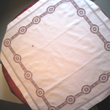 Nappe à thé en lin dentelle