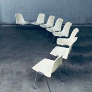 Orly Stacking Chairs by Bruno Pollak for Solo, Germany, 1979, Set of 8