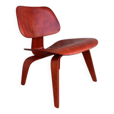 Fauteuil LCW Lounge Chair Eames par Evans / Herman Miller 1950s