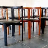 8 Niels Jorgen Haugesen String chairs for Tranekaer, Denmark