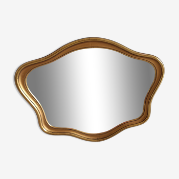 Gilded wood mirror