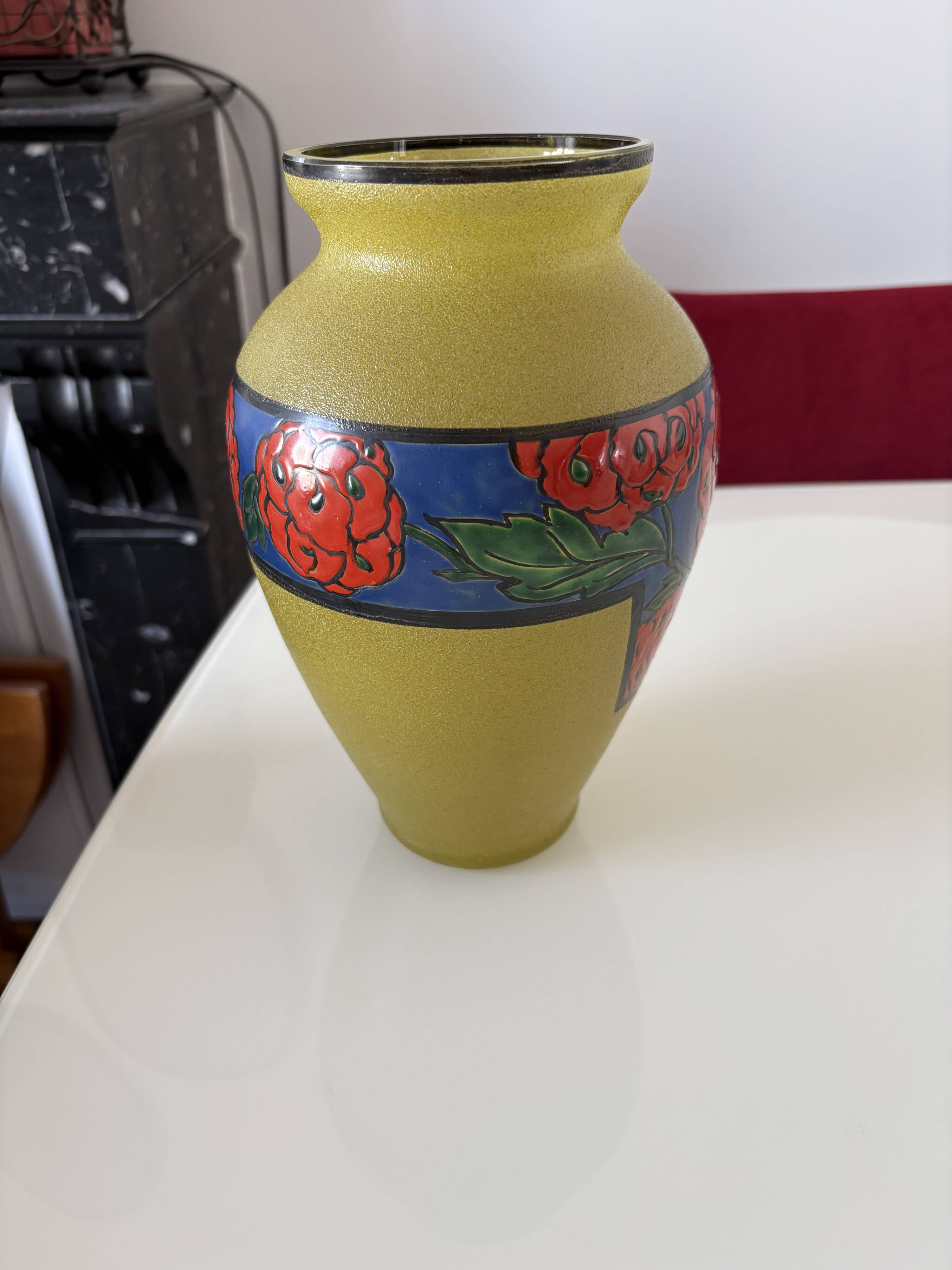 Art Deco Vase 1930 - Leune Glassworks