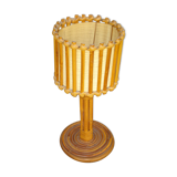 60s bamboo rattan lamp
