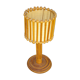 60s bamboo rattan lamp