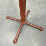 1930s Industrial Adjustable Swivel Chair with Leather Seat