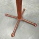 1930s Industrial Adjustable Swivel Chair with Leather Seat