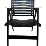Chaise pliante slovène Rex Plywood pour Stol années 1950 en noir