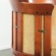 Beautiful design side/dining chair with luxurious yellow fabric upholstery