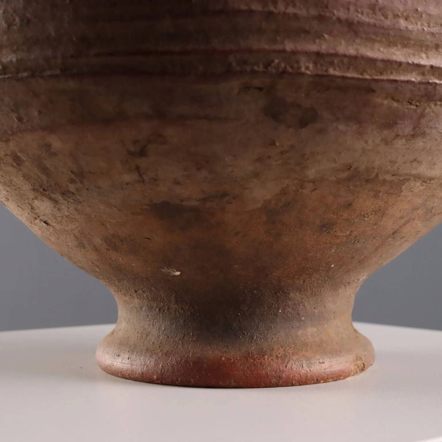 Ancient terracotta vase from Mali, 20th century.