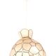 1980s mother-of-pearl mica pendant light
