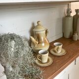 Cafetière en grès Longchamp vintage