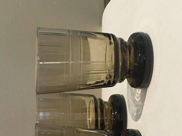 70's vintage engraved glasses