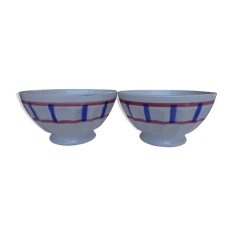 Numbered Basque bowls