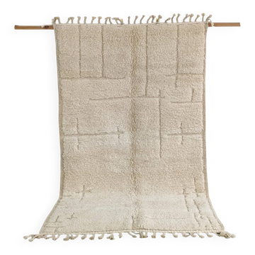 Tapis Beni Ouarain, 265 x 155 cm || 8,69 x 5,09 pieds, MS-337