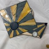 Art Deco wall lamp Tiffany glass Berger lamp glass paste