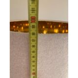 Lot of 2 gold and blue murano glass table lamp