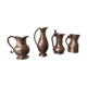 Set of 4 miniatures in pewter Rose Design International