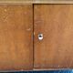 Vintage Scandinavian oak secretary desk, 1950s