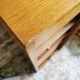 Meuble de bureau vintage, classeur à rideaux 1960