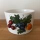 Water butter dish with raised fruits