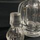 Large crystal perfume bottle by Baccarat, Malmaison model