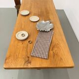 2m solid elm farmhouse table
