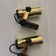 Pair of adjustable gold Targetti spotlights – Italian vintage design – c